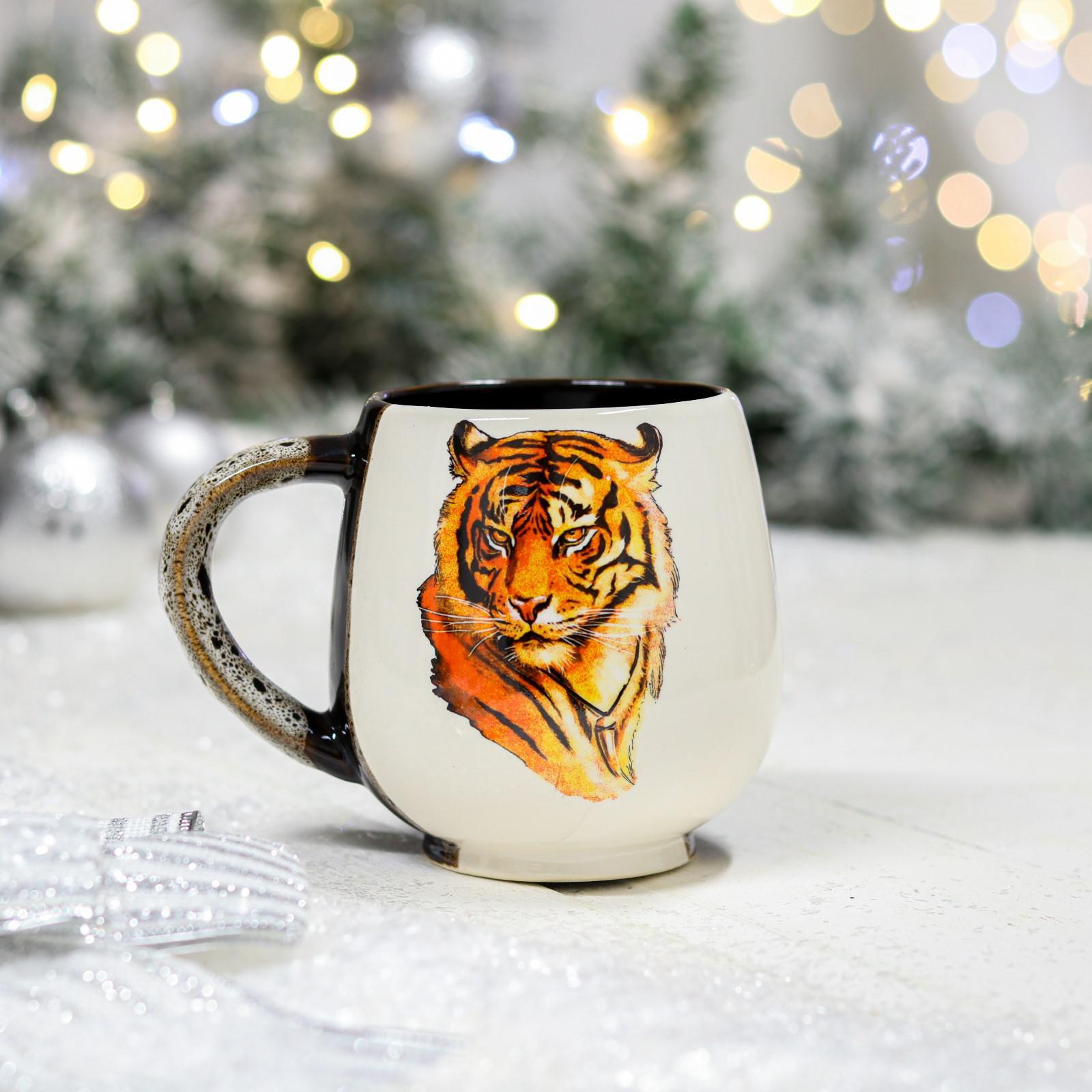 Новогодние Кружки С Тигром Новогодние Кружки С Тигром